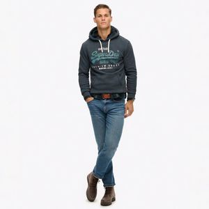 Buzo Cerrado Para Hombre Duo Vintage Logo Superdry