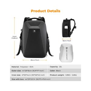 K&F Concept KF13.134 22L Negro
