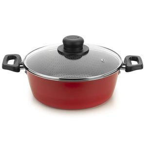 Olla Con Tapa Basic 20 Cm Rojo