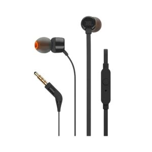 Audífonos JBL Alámbricos In Ear Manos Libres T110 Negro