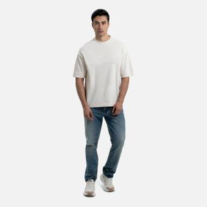Camiseta Manga Corta Color Whitecap Gray Para Hombre