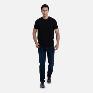 Camiseta Premium Manga Corta Color Negro Para Hombre