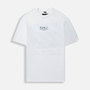 Camiseta Manga Corta Color Ivory Para Hombre
