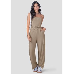 Enterizo Largo Mujer Café Pardo Mp 110267