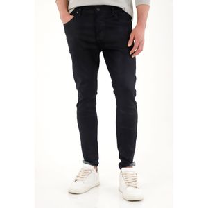 Jean Super Skinny de tiro medio con efecto cuero para hombre