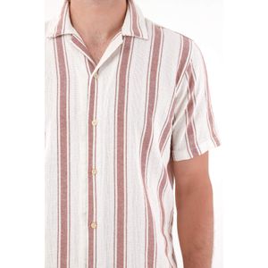 Camisa con diseño a rayas para hombre