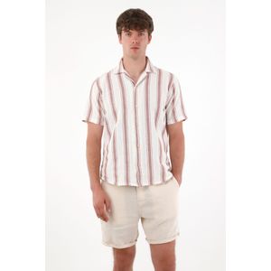 Camisa con diseño a rayas para hombre