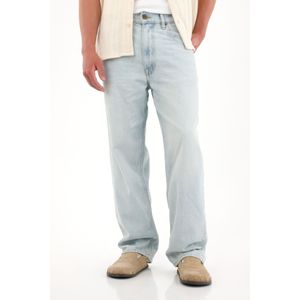 Jean Loose fit tiro medio azul claro para hombre