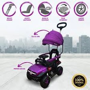 CARRO PASEADOR ELECTRICO MERCEDES SIN CONTROL REMOTO. PARA NIÑOS DE 1 A 4 AÑOS