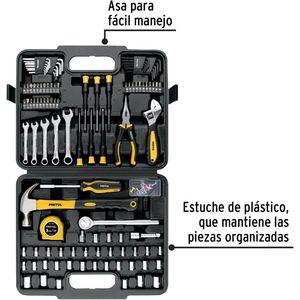 Juego de herramientas con estuche 109 piezas Pretul