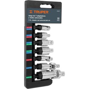 Juego de 7 piezas de adaptadores y nudos universales Truper
