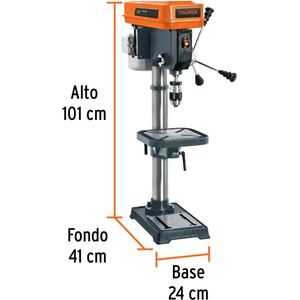 Taladro de piso 13" 3/4 hp (560 w) broquero 5/8" Truper