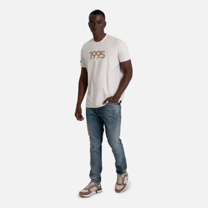 Jean Slim Color Azul Medio Para Hombre