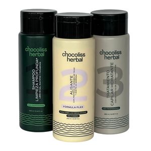 Kit Alisante Keratina Plex 250ml CHOCOLISS HERBAL