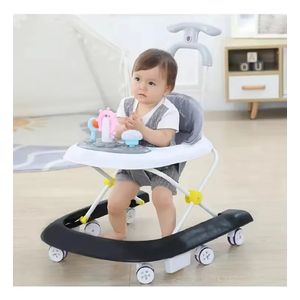 Caminador Con Guia Andadera Bebes Musical Luces Tapete 944C Gris Oscuro