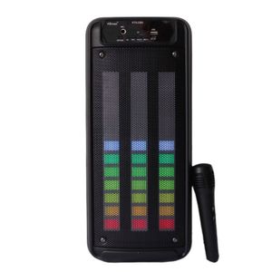 Parlante Portatil Con Luces Y Microfono Incluido
