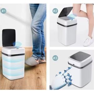 Papelera Con Sensor De Movimiento Higienica Y Moderna