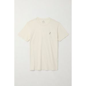 Camiseta básica con mini print crudo para hombre