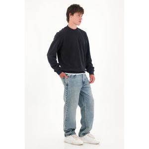 Jean Loose fit de silueta amplia azul medio para hombre