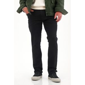 Jean Nudy tiro medio de tono negro para hombre
