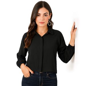 BLUSA VIKATS MUJER AG7444 NEGRO