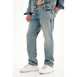 Jean Recto con dirty azul claro para hombre