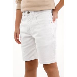 Bermuda Nudy en denim blanca para niño