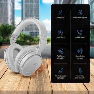 Audifonos Steren Bluetooth C/Cancelacion De Ruido Aud-2550gr
