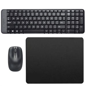 Combo Teclado y Mouse Inalámbricos Logitech MK220 + Pad Mouse