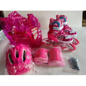 PATINES EX-1X cocido niña tallaa 31-34/35-38 ROSADO