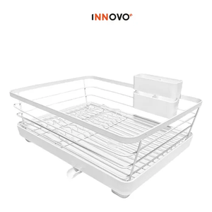 Platero Escurridor Organizador De Loza Con Desagüe Innovo Home
