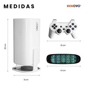 Proyector Android Plataformas Streaming 4k Juegos Hasta 200 Pulgadas Control Air Mouse