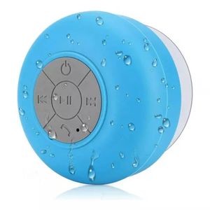 Parlante Altavoz Ducha Recargable Bluetooth Resistente Agua Azul