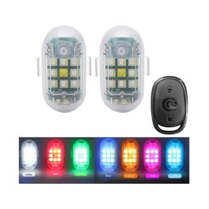 Luz Led Anticolision Control Remoto Recargable Luz Led Rgb