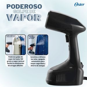 Plancha A Vapor Portatil Oster – Negra