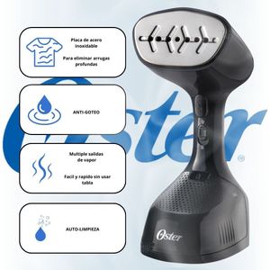 Plancha A Vapor Portatil Oster – Negra