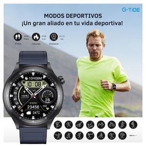 Reloj Inteligente G-TIDE R8 Pro Deportivo – Silver