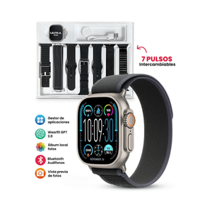 Reloj Inteligente H10 ULTRA PLUS Pantalla AMOLED Naranja
