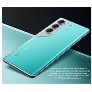 Celular TECNO CAMON 40 Pro 256GB 8+8GB RAM Verde