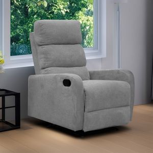 Silla Reclinable Elite Living Pekin 106x73x80 Nakano Plata