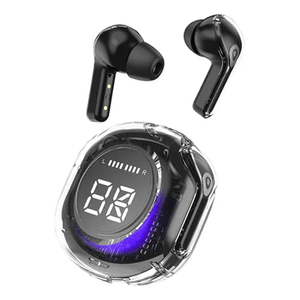 Audífonos Innovo UltraPods pro Bluetooth Inalámbricos Negro Con Micrófono Y Luz Led