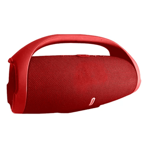 Parlante Portatil Boom Mega Bass Innovo Sound Luces Bluetooth Tws Resiste Salpicaduras Rojo