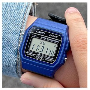 Reloj Casio Referencia F-91WM-2A Deportivo Retro Original