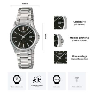 Reloj Casio Referencia LTP-1183A-1A Para Dama