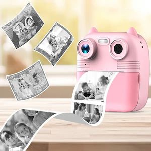 Camara De Impresión Instantanea Fotografia Rosa