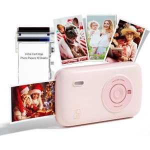 Impresora Fotografica Portatil A Color Instantanea Combo 30 Hojas