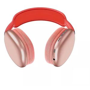 Auriculares Diademas Inalambrico Ajustable Bluetooth P9 Rosa