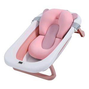 Bañera Plegable Banera Soporte Kidshop Con Termómetro BZ-205 Rosado