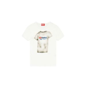 Camiseta Manga Corta Para Mujer T-Uncutie-Long-N18 Diesel