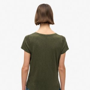Camiseta Manga Corta Para Mujer Scoop Neck Tee Superdry